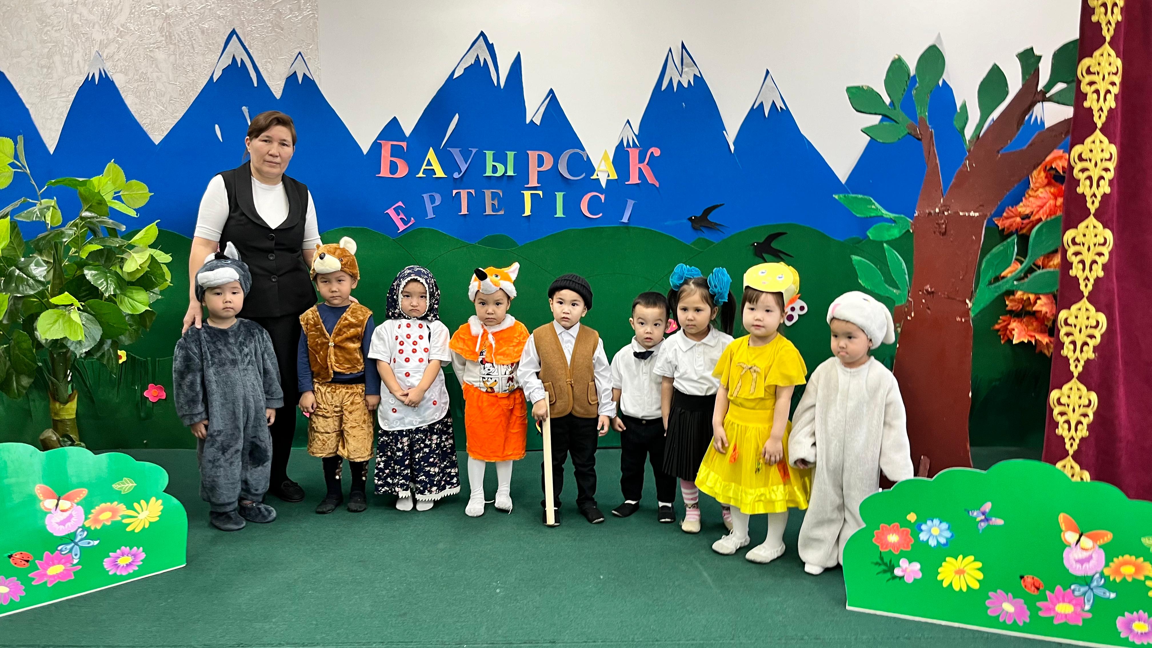 "Балбала " ортаңғы  тобы "Бауырсақ" ертегіс.і. Ашық іс-әрекет